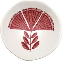 Load image into Gallery viewer, red pohutukawa lace on white