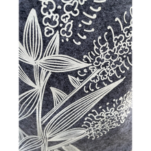 Load image into Gallery viewer, white koromiko on grey / purple