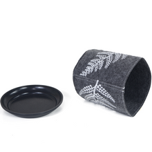 Load image into Gallery viewer, white fern on mid grey