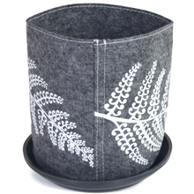 Load image into Gallery viewer, white fern on mid grey