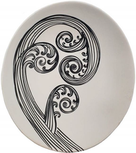 Load image into Gallery viewer, black ponga detail on white