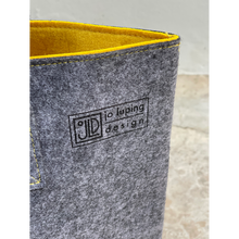 Load image into Gallery viewer, rangiora on grey / yellow