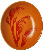 Load image into Gallery viewer, harakeke flower red on orange
