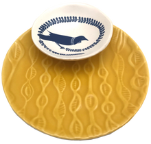 Load image into Gallery viewer, blue tui on white