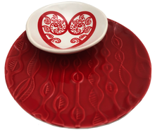 Load image into Gallery viewer, red aroha fern on white