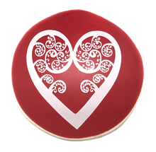 Load image into Gallery viewer, white aroha on red