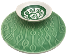 Load image into Gallery viewer, green fern frond on white