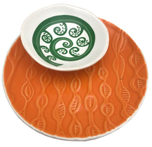 Load image into Gallery viewer, green fern frond on white