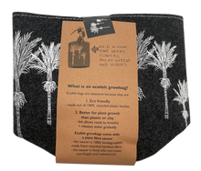 Load image into Gallery viewer, white nikau on dark grey