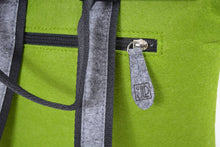 Load image into Gallery viewer, ponga green & grey · green backpack
