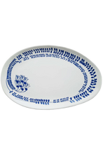 Load image into Gallery viewer, entertaining set e - blue & white kowhai