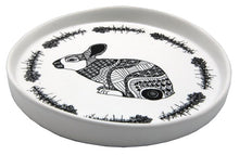 Load image into Gallery viewer, black bunny on white