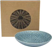 Load image into Gallery viewer, kina round blue - 22cm porcelain bowl
