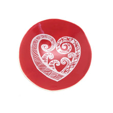 Load image into Gallery viewer, white aroha on red
