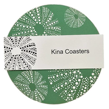 Load image into Gallery viewer, kina set of 4 - round coasters
