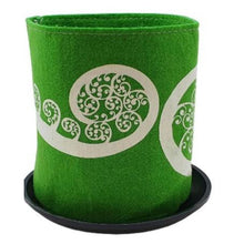 Load image into Gallery viewer, fern frond white on light green
