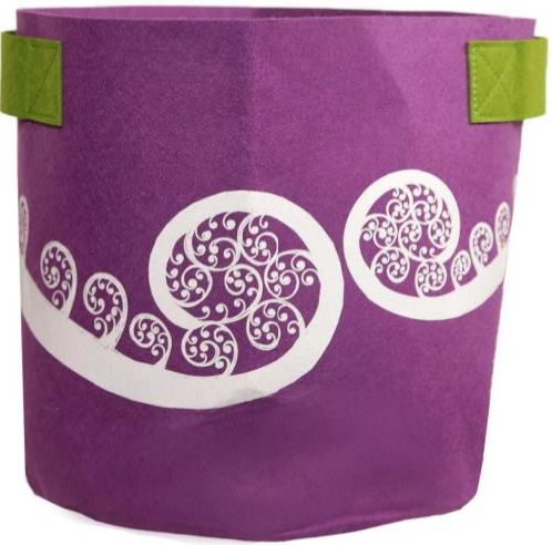 ponga purple & green