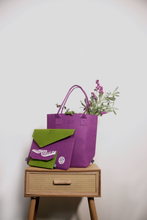 Load image into Gallery viewer, ponga purple &amp; green
