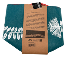 Load image into Gallery viewer, pohutukawa on teal
