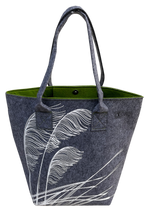 Load image into Gallery viewer, toetoe on grey / green
